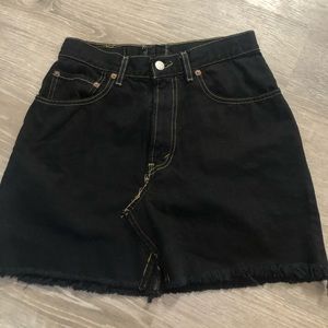 black LEVIS denim skirt !